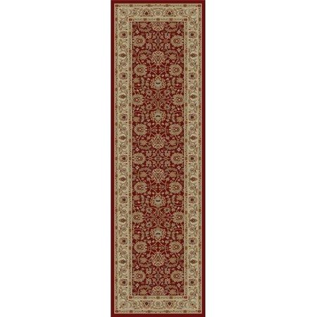 CONCORD GLOBAL TRADING Concord Global 65502 2 ft. 2 ft. x 7 ft. 3 in. Ankara Mahal - Red 65502